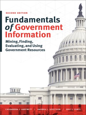 cover image of Fundamentals of Government Information